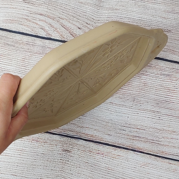 Vintage Brown Bag Cookie Art Mold Floral 8" - Picture 6 of 7